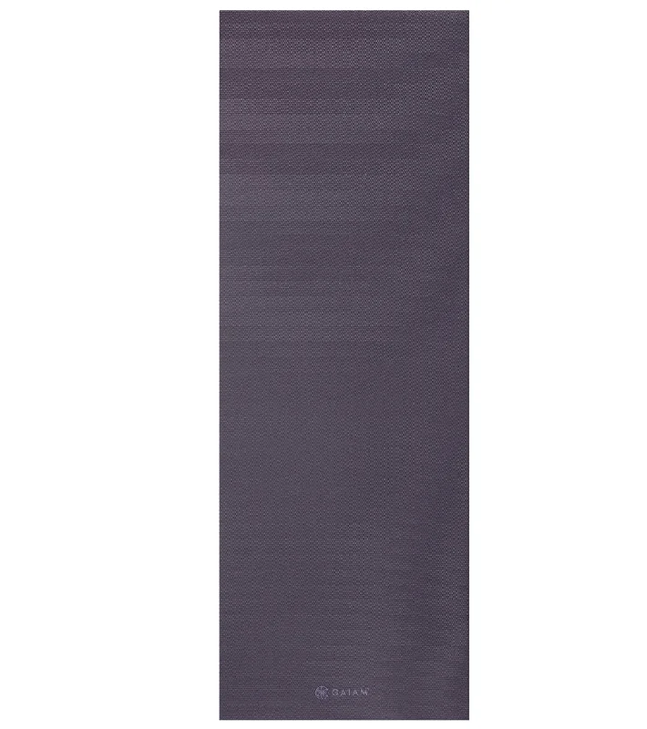 Gaiam 6mm + Antimicrobial Yoga Mat Blackcurrant