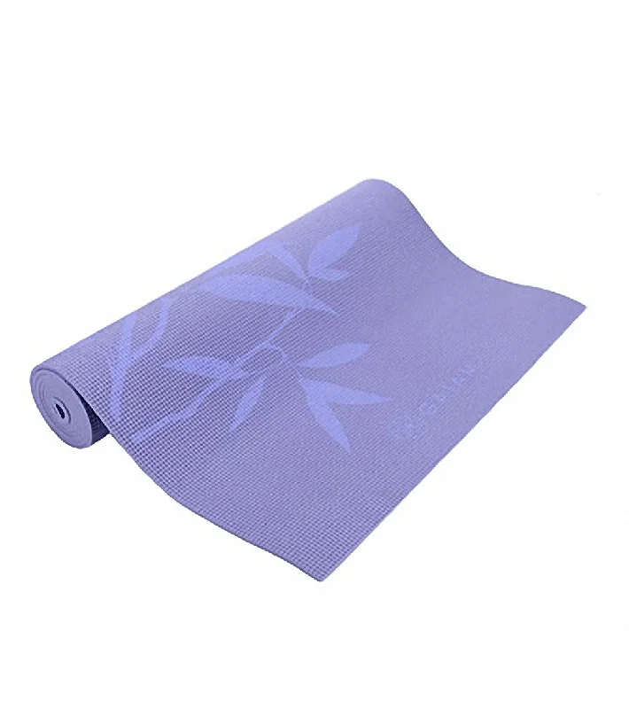 Gaiam Ash Leaves Premium Yoga Mat 68" 5mm  Lavender