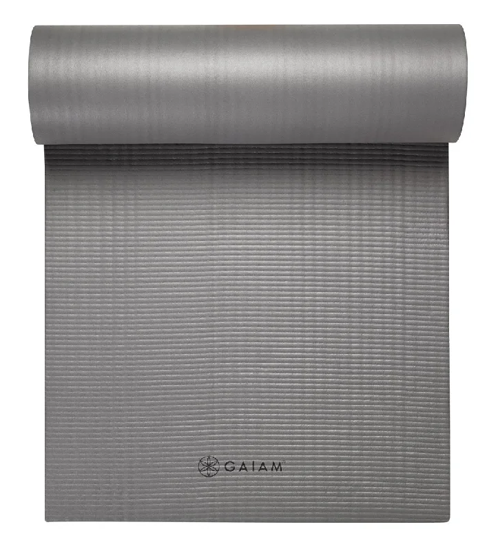 Gaiam Fitness Mat 23.6" 15mm Grey