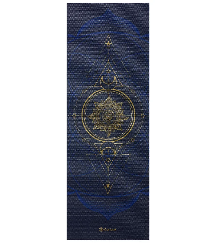 Gaiam Solar Metallic Yoga Mat 68" 6mm Solar