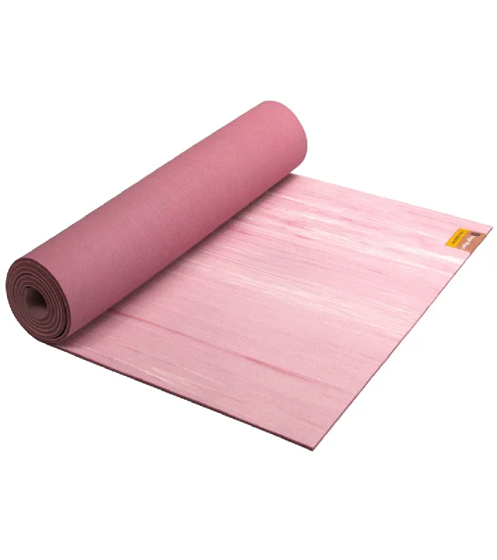 Hugger Mugger Para Rubber Grip Yoga Mat 70" 5mm Extra Thick Rose