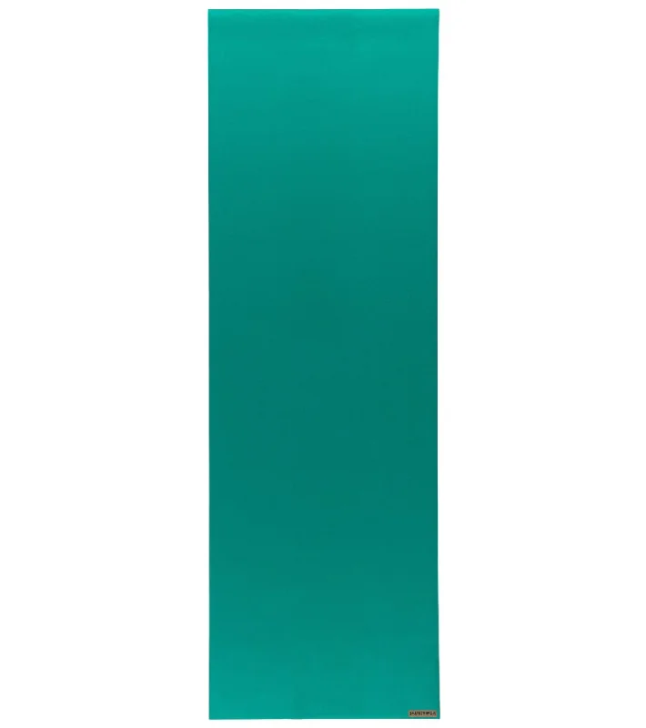 Jade Yoga Travel Long Natural Rubber Yoga Mat 74" 3mm Teal