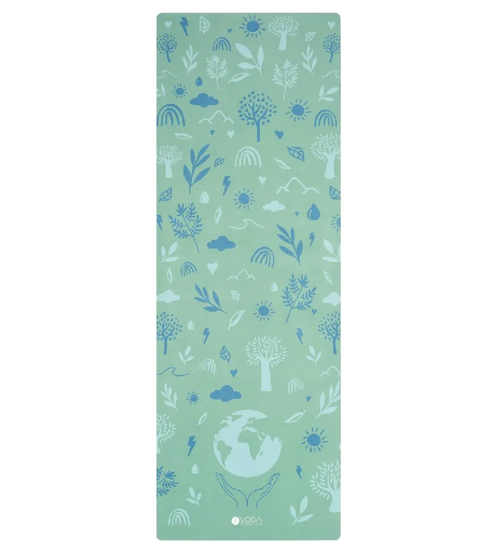 Yoga Design Lab Combo Yoga Mat 3.5mm Green Earth Earth Green