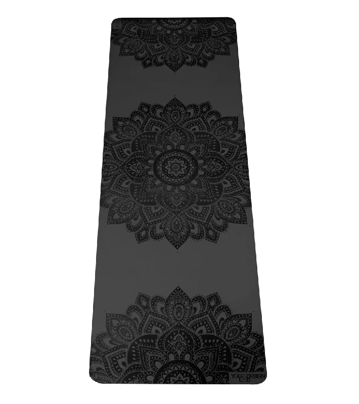 Yoga Design Lab Infinity Yoga Mat 5mm Mandala Charcoal Charcoal