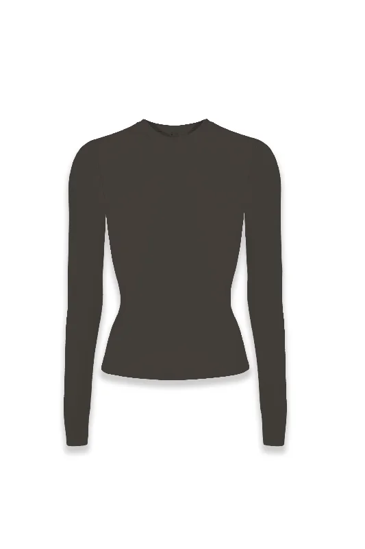 Active Long Sleeve Top in Moose