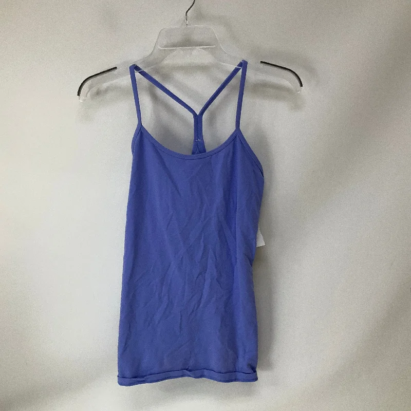 Athletic Tank Top By Lululemon In Blue, Size: 6