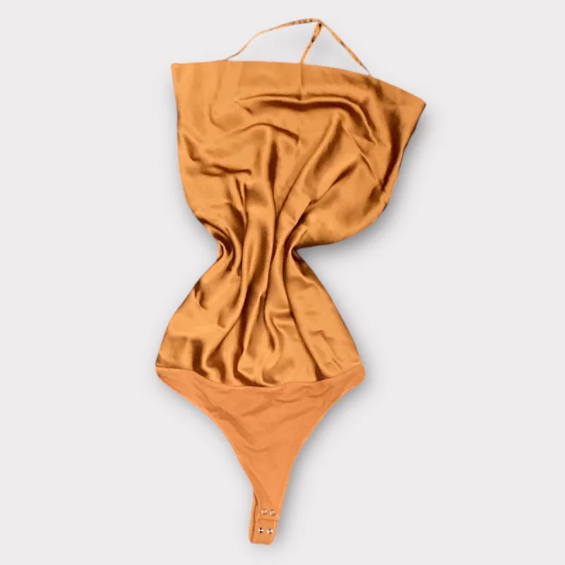 Bodysuit By Abercrombie And Fitch In Orange, Size: S