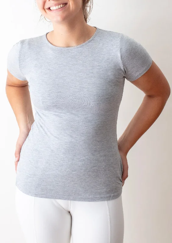 HEATHER GREY  Zia Tee