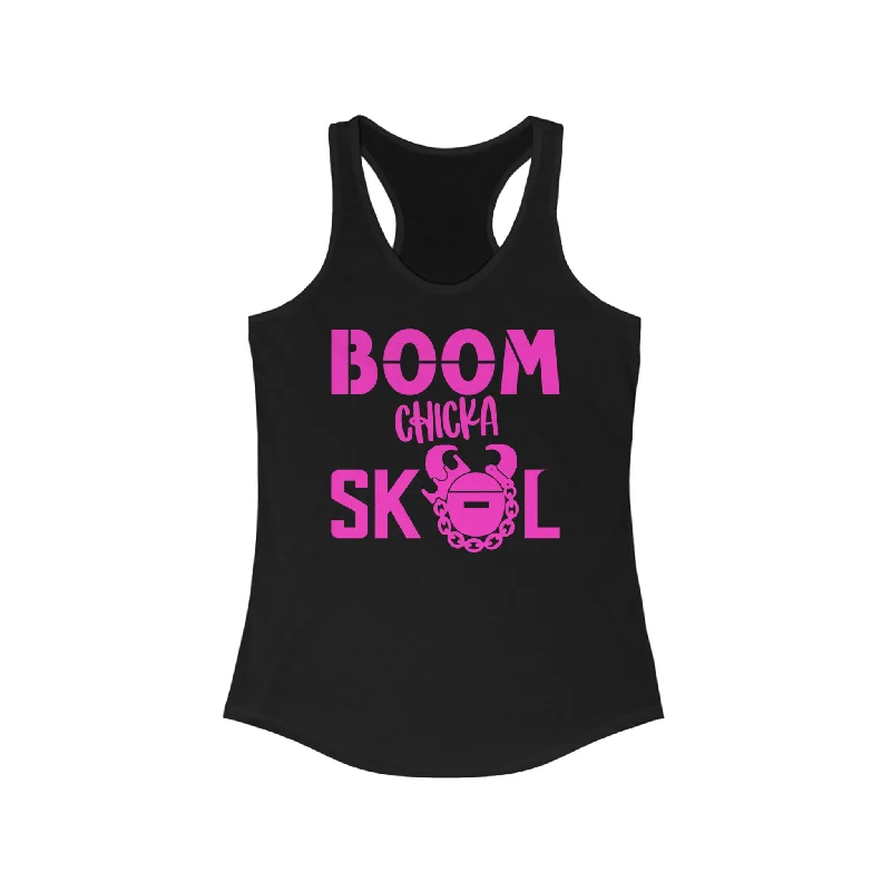 Ladies Ideal Racerback Tank - BOOM chicka