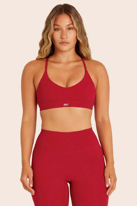 SPORTBODY® CROSS V BRA - APPLE