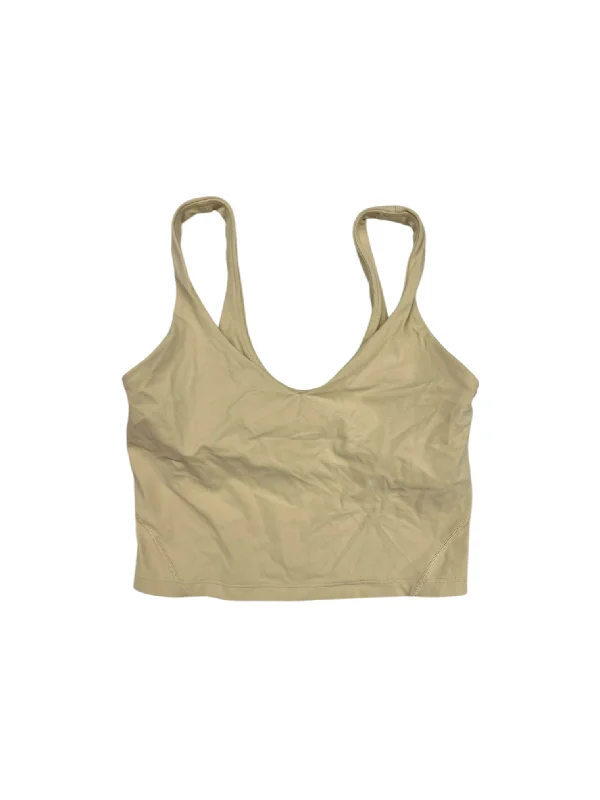 Athletic Bra By Lululemon In Beige, Size: 6